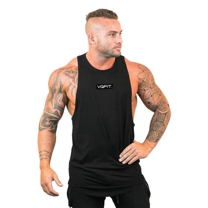 Brand Gyms Clothing Mens Bodybuilding Hooded Tank Top Cotton Sleeveless Vest Sweatshirt Fitness Workout Sportswear Tops Male